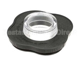 004315 Waring 2 Pc. Clover Leaf Lid /Black