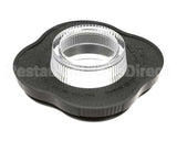 004315 Waring 2 Pc. Clover Leaf Lid /Black