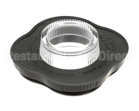 004315 Waring 2 Pc. Clover Leaf Lid /Black