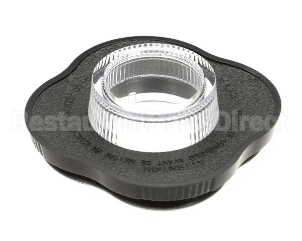 004315 Waring 2 Pc. Clover Leaf Lid /Black