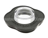 004315 Waring 2 Pc. Clover Leaf Lid /Black
