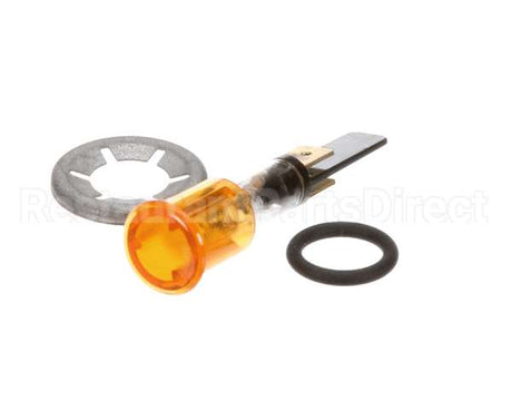 005011 Electrolux Professional Yellow Pilot Lamp Assembly; Round; 230V