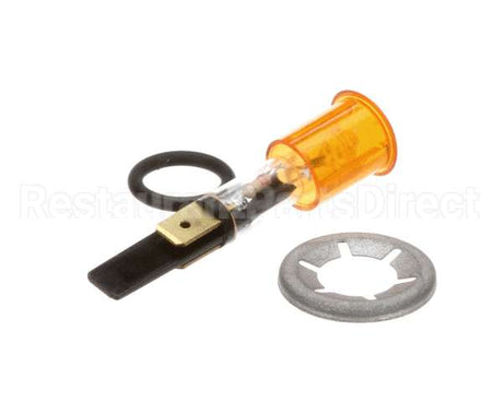 005011 Electrolux Professional Yellow Pilot Lamp Assembly; Round; 230V