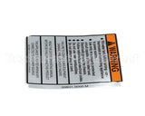00831.0000 Bunn Decal, Warning-Electrical