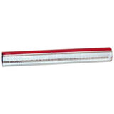 008742 Compatible Groen Tube, Glass-Red & White Stripe