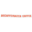 00879.0000 Compatible Bunn Decal - Decaffeinated
