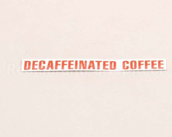 00879.0000 Bunn Decal, Decaffeinated Coffee