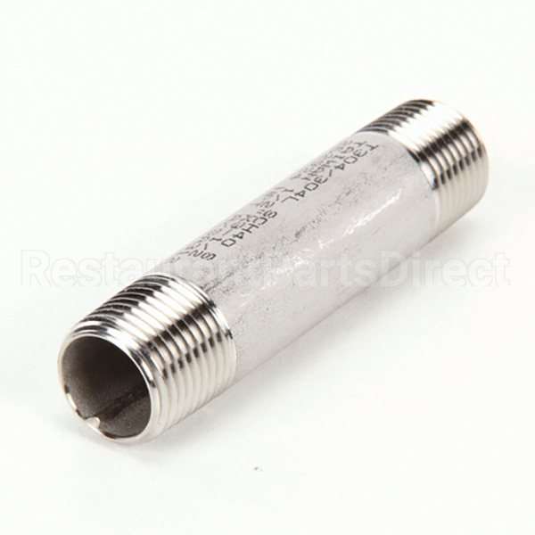 009816 Compatible Groen Nipple 304 1/2" Npt X 3- 1/2 Long