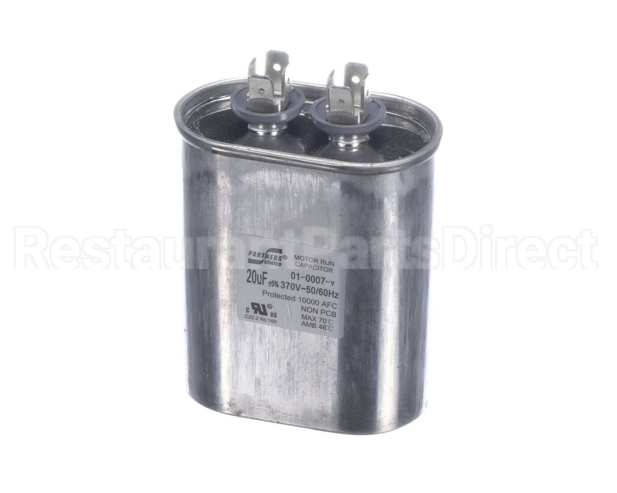 01-0007 Nortek Run Cap,Oval,370V,20Uf