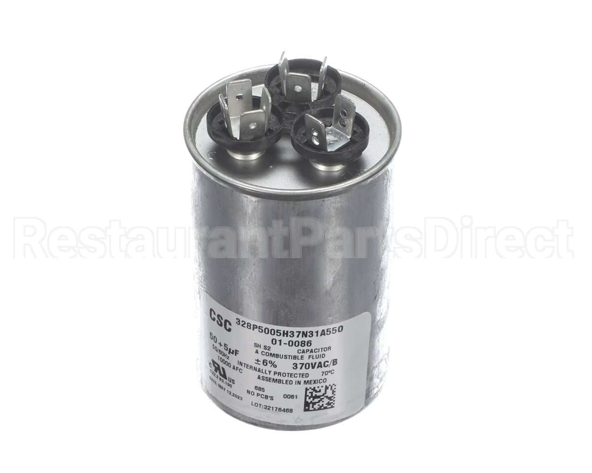 01-0086 Nortek Run Cap,Dual Round,370V,5+50Uf