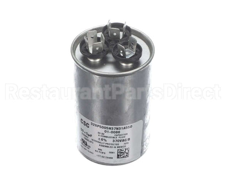 01-0086 Nortek Run Cap,Dual Round,370V,5+50Uf