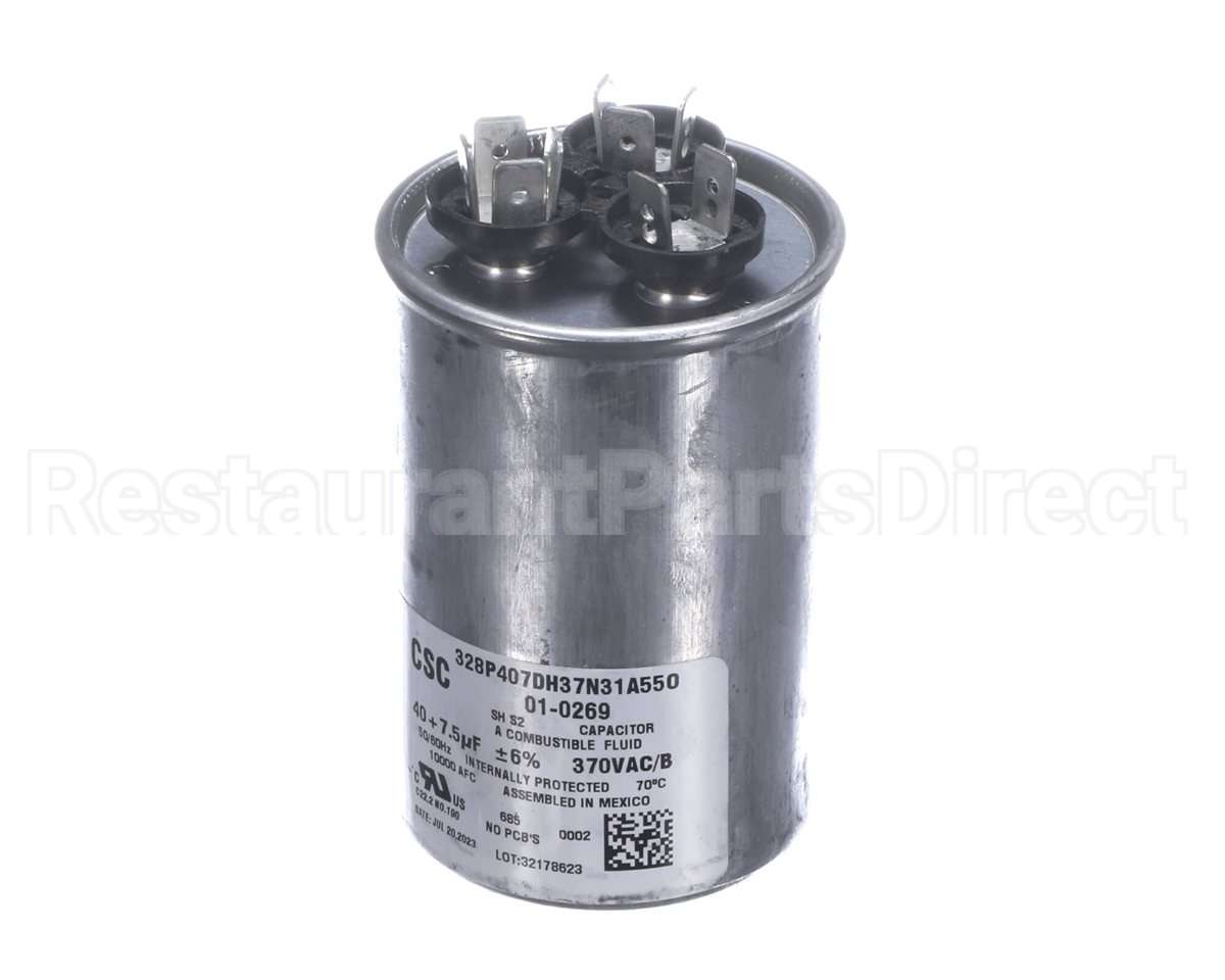 01-0269 Nortek Run Cap,Round,370V,7.5+40Uf