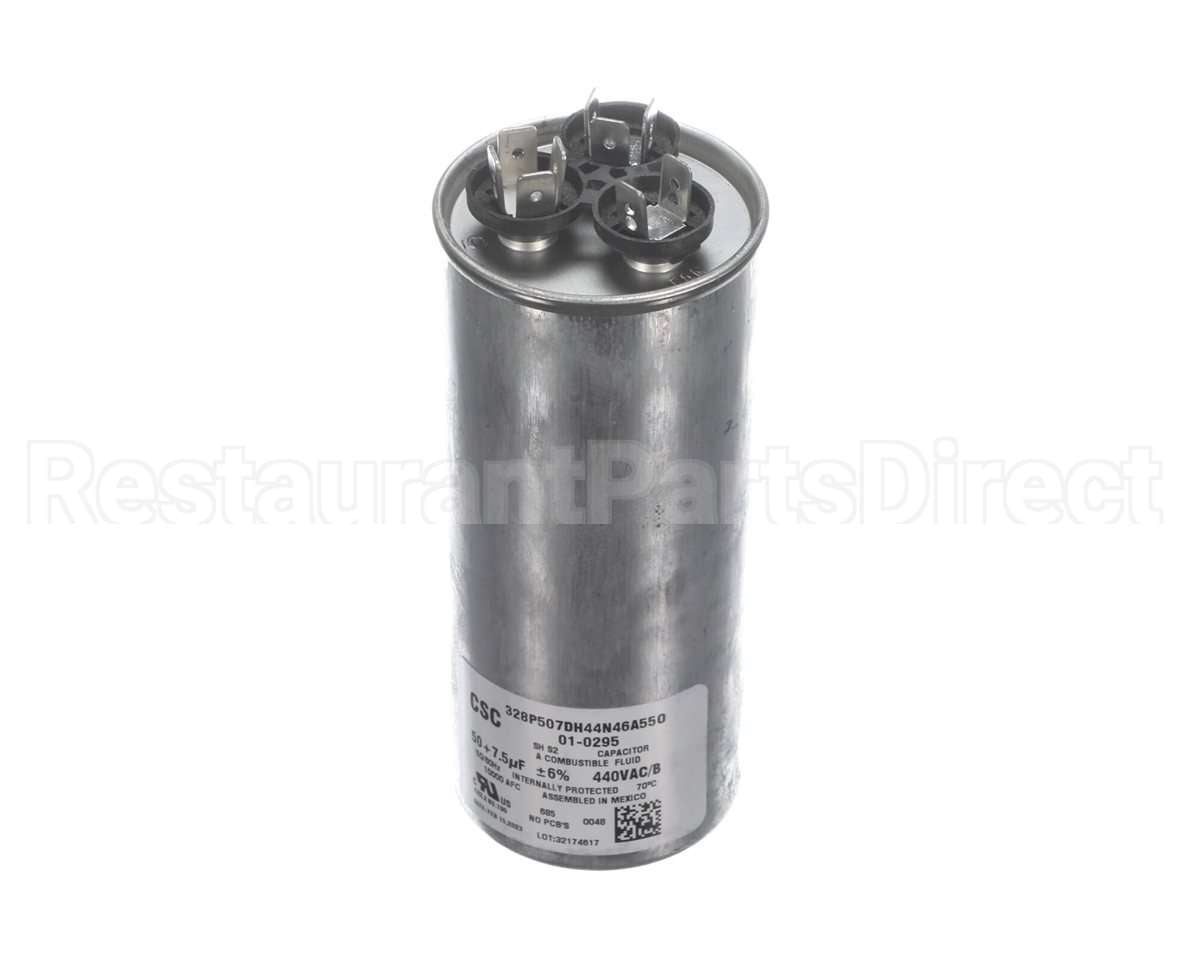 01-0295 Nortek Run Cap,Dual Round,440V,7.5+50Uf