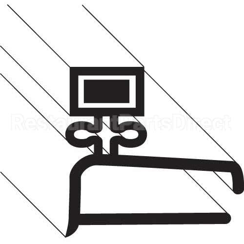 01-100V16-0271C Compatible Baxter Gasket, Door (Magnetic, 75")