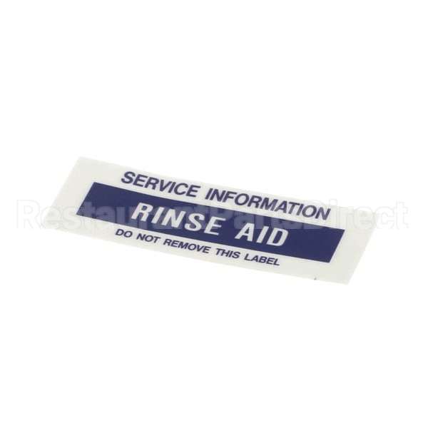 01000489 Compatible Glastender Decal, .75X1.877, Rinse Aid, G