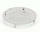 010385-45 T&S Brass 3 Flat Strainer, Stainless Steel