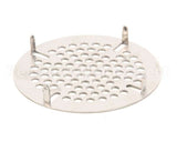 010386-45 T&S Brass 3-1/2 Flat Strainer, Stainless Steel