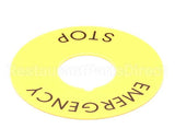 0121038 Meiko Adhesive Plate Schrifteinlage
