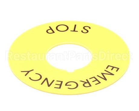 0121038 Meiko Adhesive Plate Schrifteinlage
