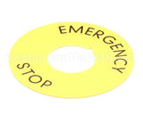 0121038 Meiko Adhesive Plate Schrifteinlage