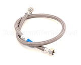 013121-45 T&S Brass Braided Flex Hose, 1/2 Npsm Female X 1/2