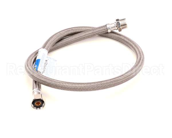 013121-45 T&S Brass Braided Flex Hose, 1/2 Npsm Female X 1/2