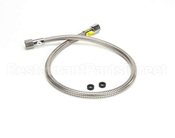 013E-36H T&S Brass Flexible Stainless Steel Hose, 36 Length