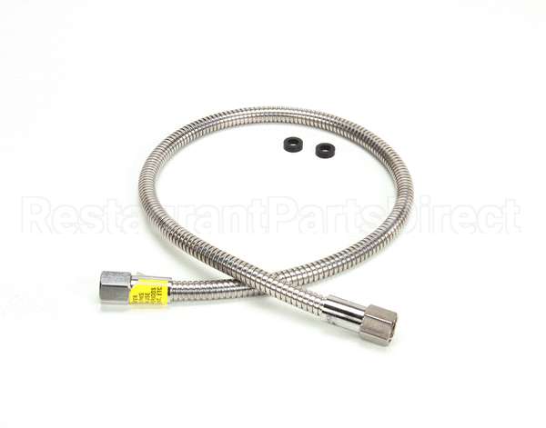 013E-36H T&S Brass Flexible Stainless Steel Hose, 36 Length