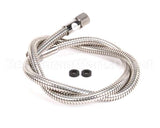 013E-48H T&S Brass Flexible Stainless Steel Hose, 48 Length