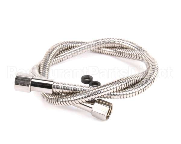 013E-48H T&S Brass Flexible Stainless Steel Hose, 48 Length