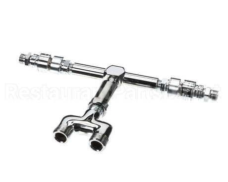 017212-40 T&S Brass Y Fitting & Vb Swivel Tee W/ (2) Vacuum
