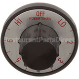 0177950 Compatible Seco Black Knob 2 D, Off-Low-2-6-Hi