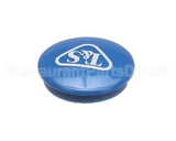 018506-19NS T&S Brass Snap-In Index Button, Medium-Blue, T&S L