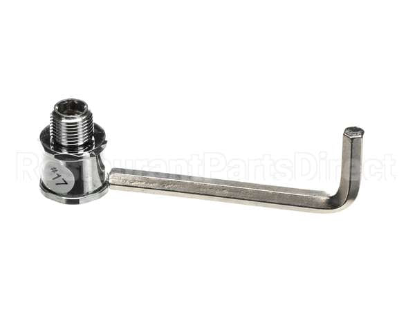 019652-40 T&S Brass Hex Swivel Assembly For 3/8 Hose Reel