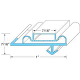 02-10090-0011 Compatible Anthony Door Gasket 28-3/4W X 70 L Od