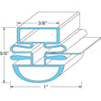 02-70993 Compatible Master-Bilt Door Gasket
