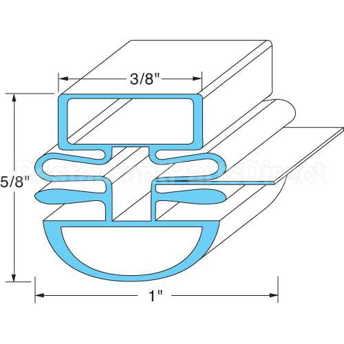02-72407 Compatible Master-Bilt Door Gasket