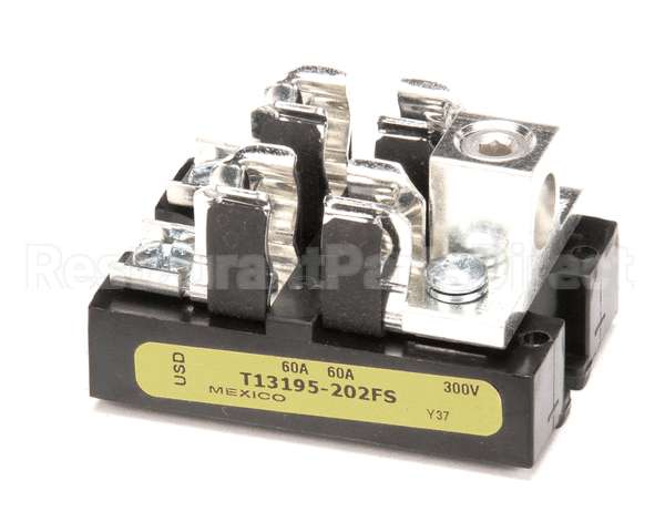 02.41.001.00 Hatco Fuse Block 60A 300V 2P 2/0 Lug