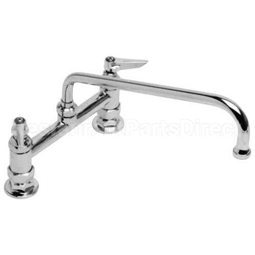 0221 Compatible TS Brass Faucet 8" Ctr Deck 12" Noz