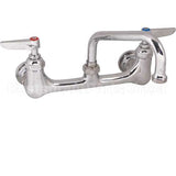 0232M Compatible TS Brass Faucet, 8"Wall, 6"Spt, Leadfree