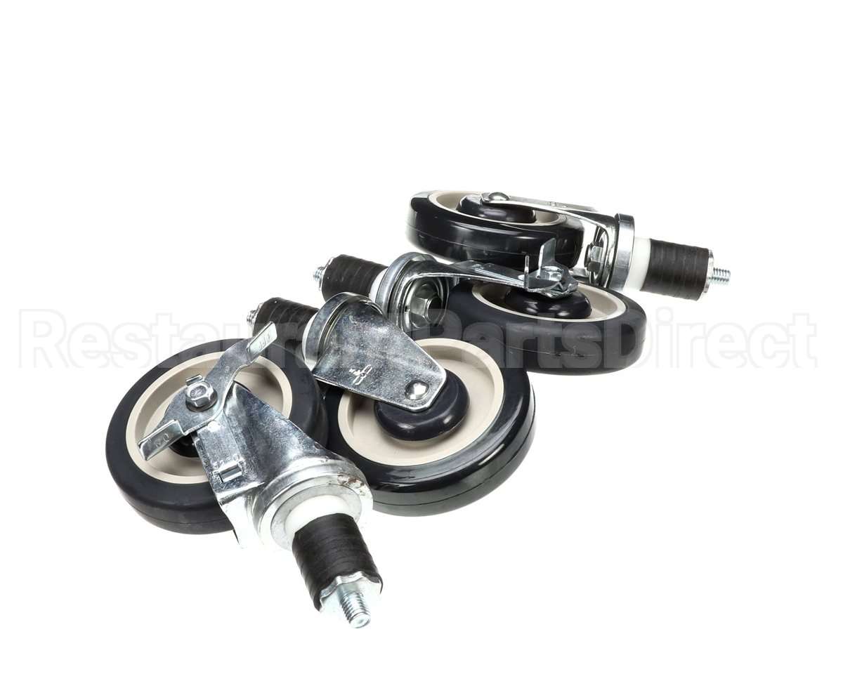 0250500 Town Food Service Casters Set Of 4 5 Dia. (2 W & 2 Wo B