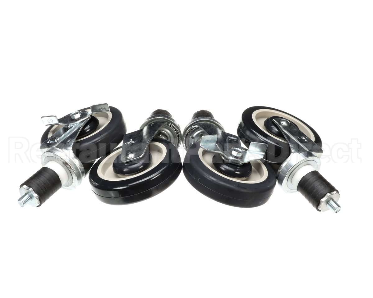 0250500 Town Food Service Casters Set Of 4 5 Dia. (2 W & 2 Wo B