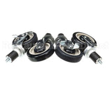 0250500 Town Food Service Casters Set Of 4 5 Dia. (2 W & 2 Wo B
