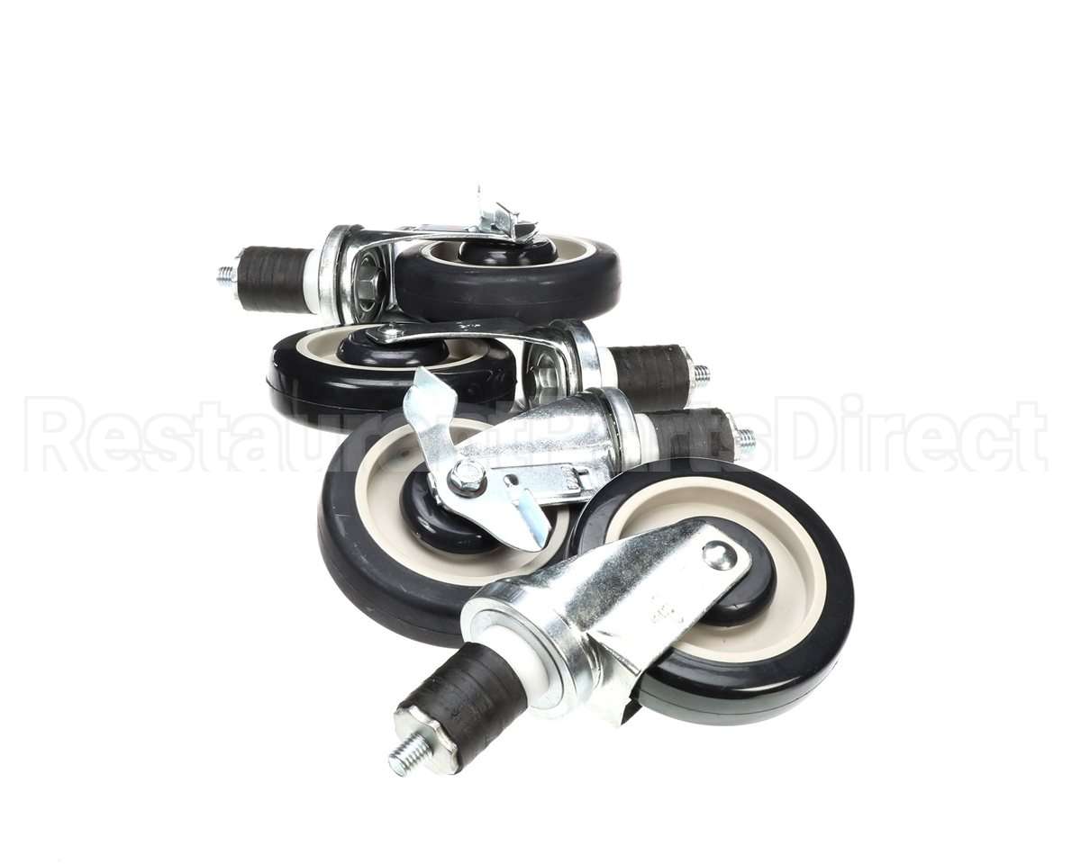 0250500 Town Food Service Casters Set Of 4 5 Dia. (2 W & 2 Wo B