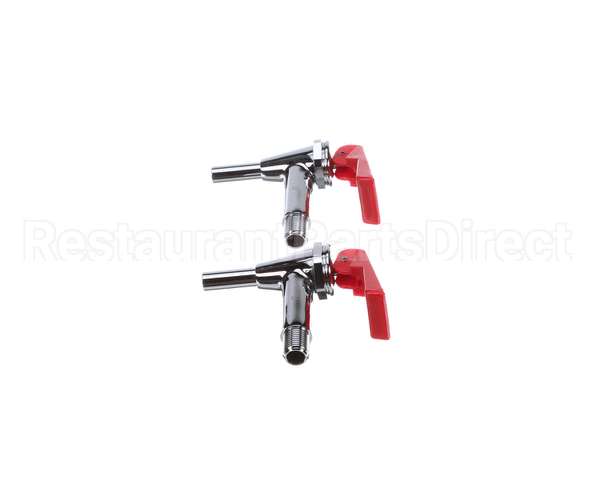 02596.7997 Bunn Faucet Assy,W/Ext-Red Handle&