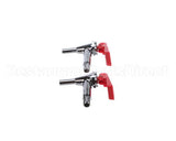 02596.7997 Bunn Faucet Assy,W/Ext-Red Handle&