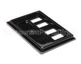 02625.0000 Bunn Front End Cap, 4-Hole Black