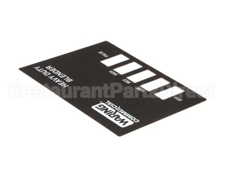 026724 Waring Name Plate