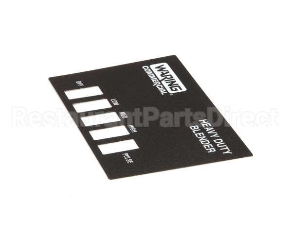 026724 Waring Name Plate