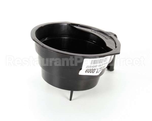 03021.0008 Bunn Funnel Assembly,Blk-Center Outlet